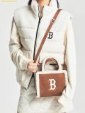  Túi Tote MLB Basic New York Yankees Tote Bag 3AORS0746-43CAS Màu Nâu 