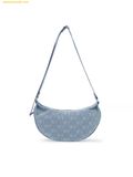  Túi Đeo Vai MLB Classic Monogram Denim Vintage Hobo Bag New York Yankees 3ABQMD15N-50BLL 