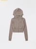 Áo Hoodie Zip Bad Blood Beyond Soft Hood Zip-up Slim Fit - Tobacco w-hde24-036 Màu Nâu