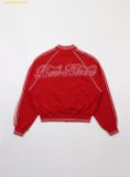 Áo Khoác Bomber Bad Blood Billy Jersey Windbreaker Red w
