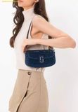  Túi Đeo Vai Marc Jacobs The Crystal Denim Clover Shoulder Bag 
