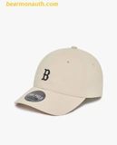  Mũ Lưỡi Trai MLB Basic Cool Field Fit&Flex Unstructured Ball Cap - 3ACPCF13N - Kem Logo B 