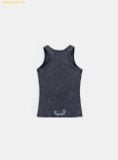  Áo Ba Lỗ Bad Blood Rusty Denim Tank Top Blue - w-tnk25-007 