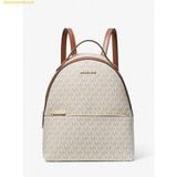  Balo Michael Kors Sheila Medium Logo Backpack Màu Trắng Logo 