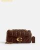 Túi Đeo Vai Coach Tabby 20 Quilted Chain Shoulder Bag CP149 Nâu Chocolate