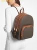 Balo MICHAEL KORS Jaycee Large Backpack Nâu Logo