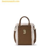  Túi Đeo Chéo MLB Classic Monogram PU Mini Totebag BOSTON RED SOX 7ACRM0946-43CAS 