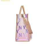 Túi Tote MLB Gradient Monogram Canvas Tote New York Yankees 3AORL0233-50VOS - Tím 