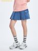  Chân Váy MLB Women's Basic Pleated Cargo Denim Skirt - New York Yankees 3FDSB0153-50INS Màu Xanh 