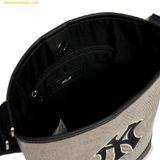  Túi Đeo Vai MLB Basic Big Logo Canvas Bucket Bag 3ABMS072N-50BKS - Đen 