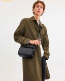  Túi Đeo Chéo Coach Sullivan Flap Crossbody In Signature Canvas CZ396 Đen 