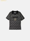  Áo Phông Bad Blood Vintage Club V-Neck Check T-Shirt - Black w-tee25-024 