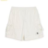  Quần Short MLB Gorpcore Light Weight Ripstop 7" Cargo Shorts NEW YORK YANKEES 3ASMB0953-50IVS Màu Trắng 