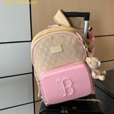 Balo MLB Classic Monogram Backpack New York Yangkis 7Abkm023N Màu Hồng 