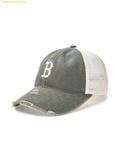  Mũ Lưỡi Trai MLB Basic Washing Mesh Cap Boston Red Sox 3AMCB0153-43KAL - Khaki 
