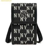  Túi Đeo Chéo MLB Classic Monogram Jacquard Cell Phone Bag 7ACRM033N-50BKS Màu Đen 