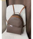  Balo Michael Kors MK Sheila Medium Logo Backpack - Nâu 
