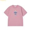Áo Phông ADLV Heart Alien Short Sleeve T-Shirt Mustard Màu Hồng