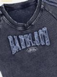  Áo Bad Blood Rusty Denim V-Neck T-Shirt Blue w-tee25-010 
