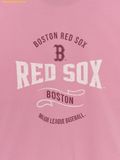  Áo Phông MLB Varsity Vintage Color Graphic Overfit Functional Short Sleeve T-Shirt Boston Red Sox 3ATSV0653-43PKP 