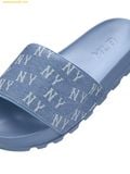  Dép MLB Mounder Denim Monogram Slide New York Yankees 3ALPSDM53-50BLS Màu Xanh 