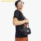  Túi Đeo Chéo MCM Aren Crossbody In Visetos Màu Đen 
