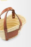  Túi Xách LOEWE Small Basket bag in palm leaf and calfskin 