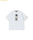  Áo Phông Lifework Snap Hipdog Short Sleeve T-Shirt LW252TS106 Màu Trắng / Xám / Đen 