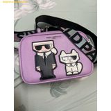  Túi đeo chéo Karl Lagerfeld Paris Maybelle Camera Crossbody LH2ER9BJ Màu Tím 