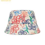  Mũ Bucket MLB Floral Cotton Bucket Hat New York Yankees 3AHT0891N-50CRS 