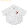 Áo Sơ Mi Bad Blood Classic Logo Short Sleeve Shirt White W-Sht24-012