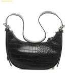  Túi Đeo Vai Versace Jeans Couture Embossed Zipped Shoulder Bag Màu Đen 