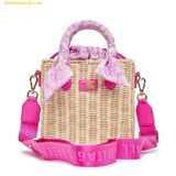  Túi Đeo Chéo MLB Basic Logo Bag New York Yankees 7ACRM0533 Màu Hồng 