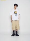  Áo Phông ADLV Chill Guy Dounut Short Sleeve T-Shirt Màu Trắng 