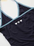  Áo Hai Dây Bad Blood Cindy V-Neck Halter Tank Navy w-tnk24-04 Màu Đen 