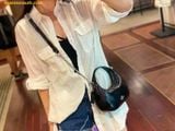  Túi Đeo Chéo Coach Carmen Mini Crossbody Bag In Black CW036 