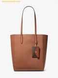  Túi Tote Michael Kors MK Vincent Large Saffiano Leather Tote Bag With Card Case Màu Nâu 