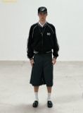  Áo Khoác Bomber Bad Blood Billy Jersey Windbreaker w-jkt24-027 - Đen 
