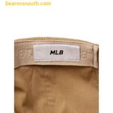  Mũ Lưỡi Trai MLB Basic Wool Structure Ball Cap BOS LCamel Nâu 3ACPWC246 