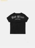  Áo Bad Blood Crack Print T-Shirt - Black w-tee25-044 