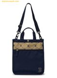  Balo MLB Jacquard Monogram 3PCS Bookshelf Set Gồm Balo + Tote 7ABKMD35-43NYS - Nâu 