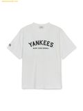  Áo Phông MLB Varsity Big Logo Overfit Short Sleeve T-Shirt New York Yankees 3ATSV0253-50WHS - Trắng 