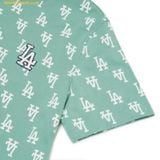  Đầm MLB Monogram One Piece LA Dodgers 3FOPM0123-07MTL - Xanh Mint 