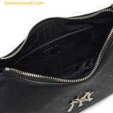  Túi Đeo Vai MLB Monogram Embo Hobo Bag New York Yankees Black 3ABQS022N-50BKS 