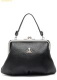  Túi Xách Vivienne Westwood Granny Frame faux leather top handle bag Màu Đen 