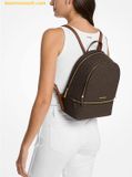  Balo Michael Kors MK Rhea Medium Logo Backpack 
