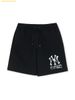  Quần Short MLB Basic Big Logo 6-part Shorts New York 3ASPB0253-50BKS Đen 