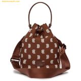  Túi Đeo Chéo Dây Rút MLB Monogram Bucket Bag Boston Red Sox 3ABMS012N-43BRD 