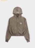  Áo Hoodie Zip BadBlood Billy Washed Hooded Zip-Up - Sand w-hde25-006 - Nâu 