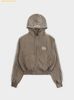 Áo Hoodie Zip BadBlood Billy Washed Hooded Zip-Up - Sand w-hde25-006 - Nâu